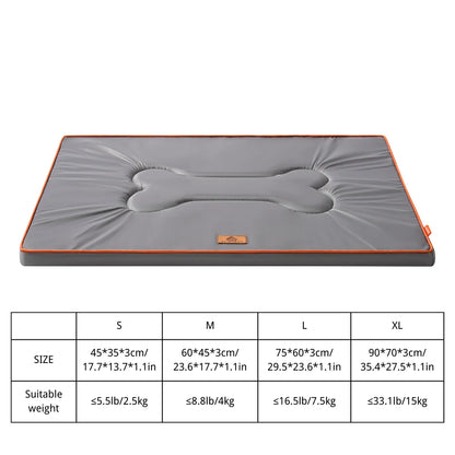 Winter Dog Crate Pad Bed