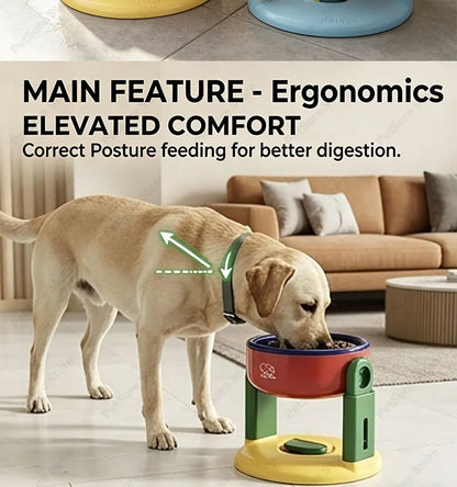 New Elevated Dog Bowl Adjustable