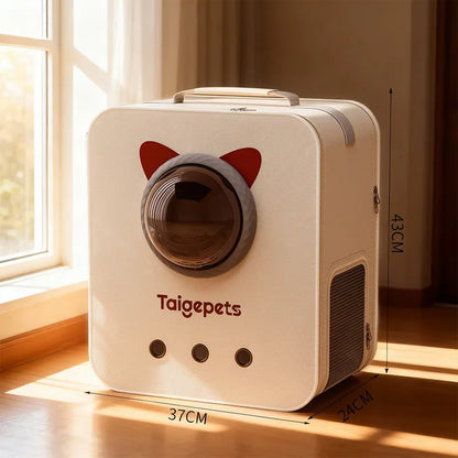 Rolling pet carrier