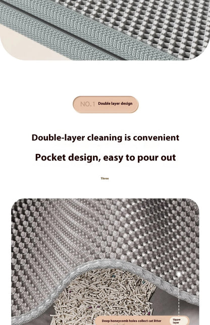 Cat Litter Mat 2-Layer Design