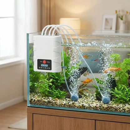 USB Rechargeable Aquarium Oxygen Pump