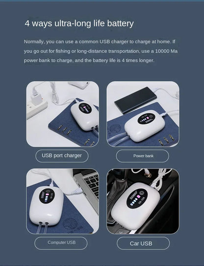 Rechargeable USB Fish Tank Air Pump
