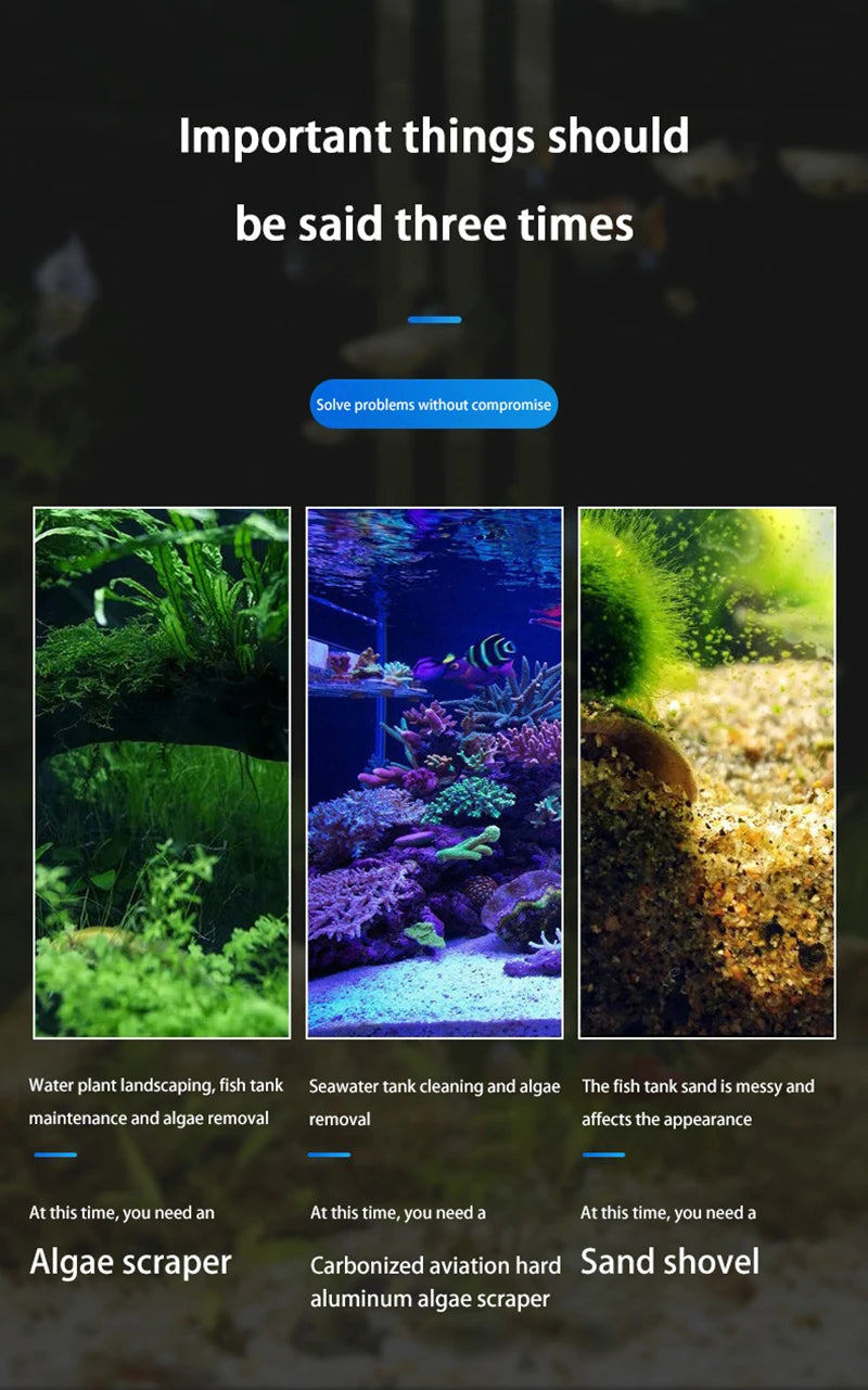Multi Functional Fish Tank Aquarium Tank Algae Removal