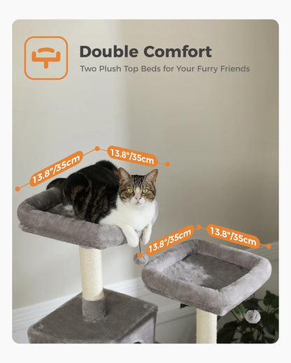 Large Cat Tree for Indoor Tall Tower