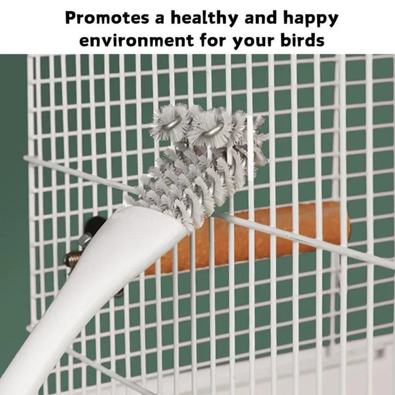 Bird Cage Cleaning Brush Tool