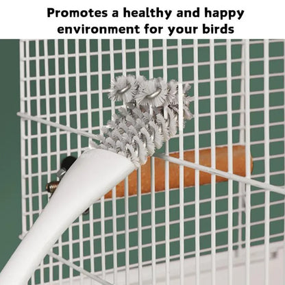 Bird Cage Cleaning Brush Tool