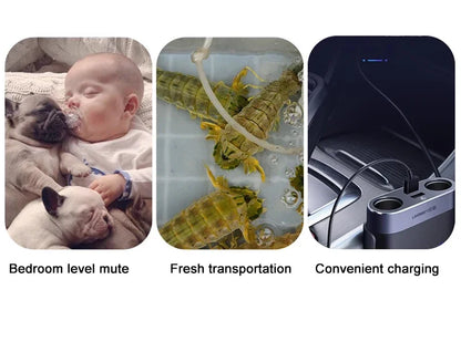 Rechargeable USB Fish Tank Air Pump