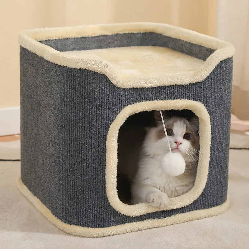 Multi Level Winter Warm Cat Tree