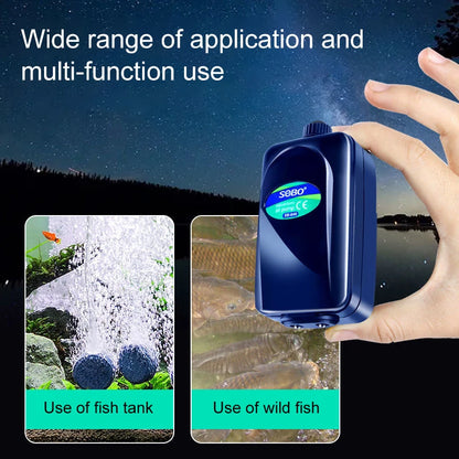 Silent Aquarium Oxygen Air Pump