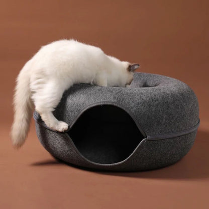 Interactive Round Small Cat Tunnel Nest