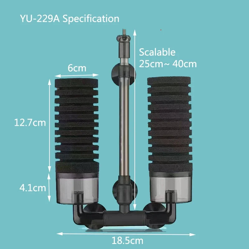 Black Aquarium Filter for Aquarium