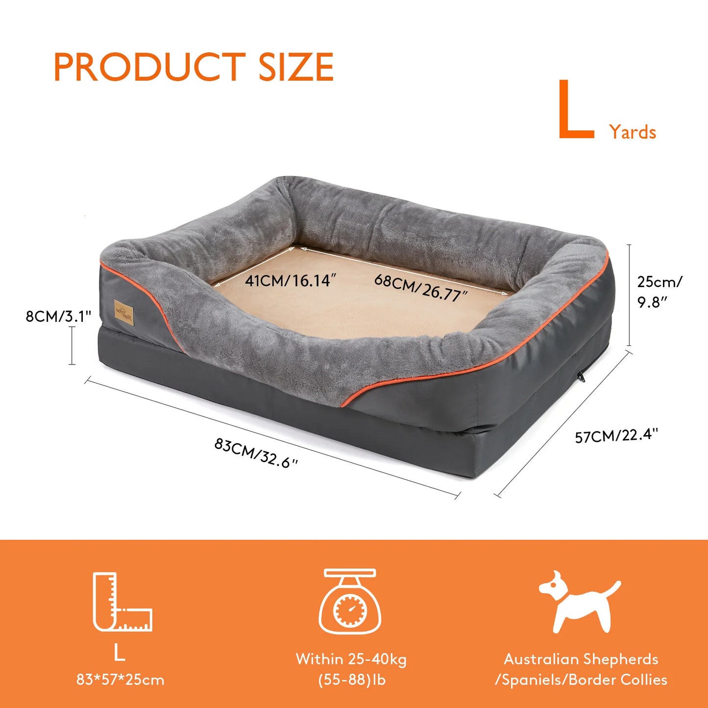 Large Dog Bed Soft