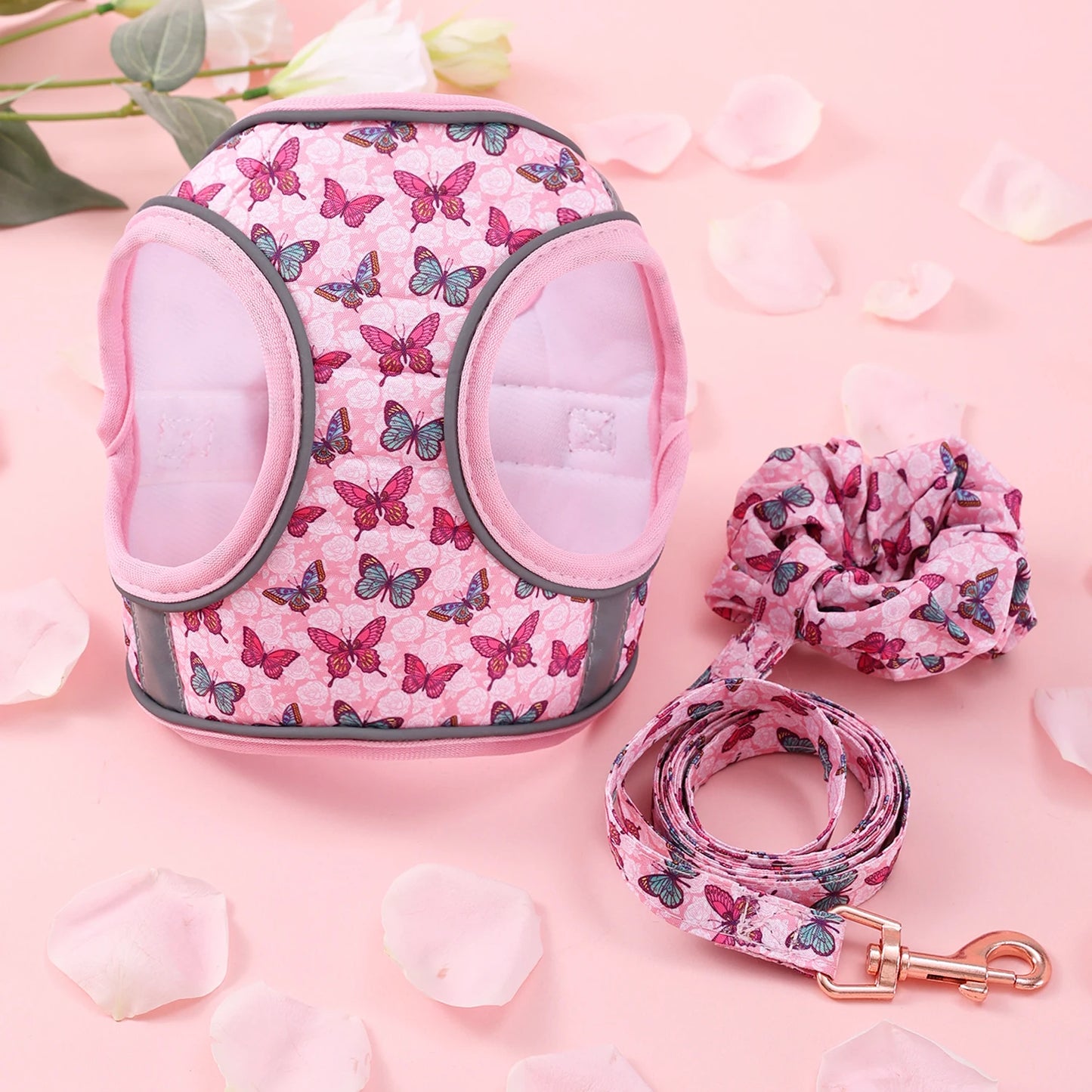 Traction Bracelet Small Dog Harness set