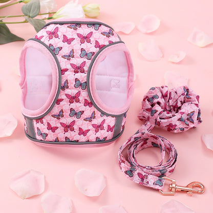 Traction Bracelet Small Dog Harness set