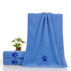 5-Pack Pet Quick-Dry Microfiber Towel Blue Size-35x75cm