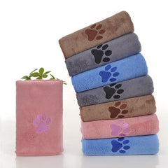 5-Pack Pet Quick-Dry Microfiber Towel Pink Size-40x80cm