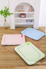 Pink Breathable Cooling Pet Mat - Ice Bean Summer Bed for Small Dogs (L : 50x65cm)