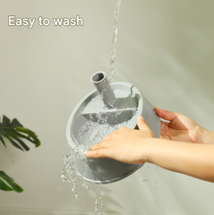 Grey Adjustable Height Pet Water Dispenser - Free Standing or Hanging - No More Bending!