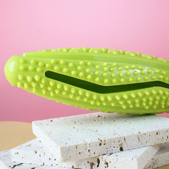 Green Star Long Olive Durable Cotton Rope Dog Toy Set (2-Pack) - Chew, Tug & Treat Dispensing Ball for Dental Health