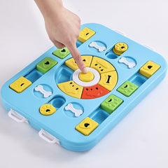 Pink Advanced Interactive Dog Puzzle Toy - Multi-Mechanism Treat Dispensing Slow Feeder for Mental Enrichment