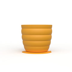 Yellow Large Anti-Choke Slow Feeder Dog Bowl - Non-Slip, Spill-Resistant Pet Feeding Dish